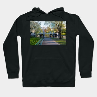 The Boston Public Garden in the Spring Boston MA Hoodie